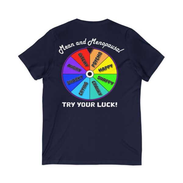 Try your luck mean and menopausal unisex jersey - Blue - Back