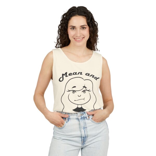 Women’s Tank Top by Mean & Menopausal in Ivory – front view
