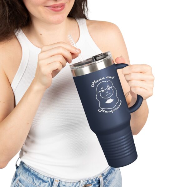 Funny Insulated Resting Bitch Face Travel Mug: Hot & Cold