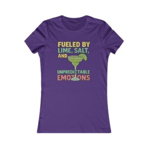 Fueled by Lime, Salt, and Unpredictable Emotions Margarita’s & Menopause T-Shirt – Bold, Funny, and Unapologetically You